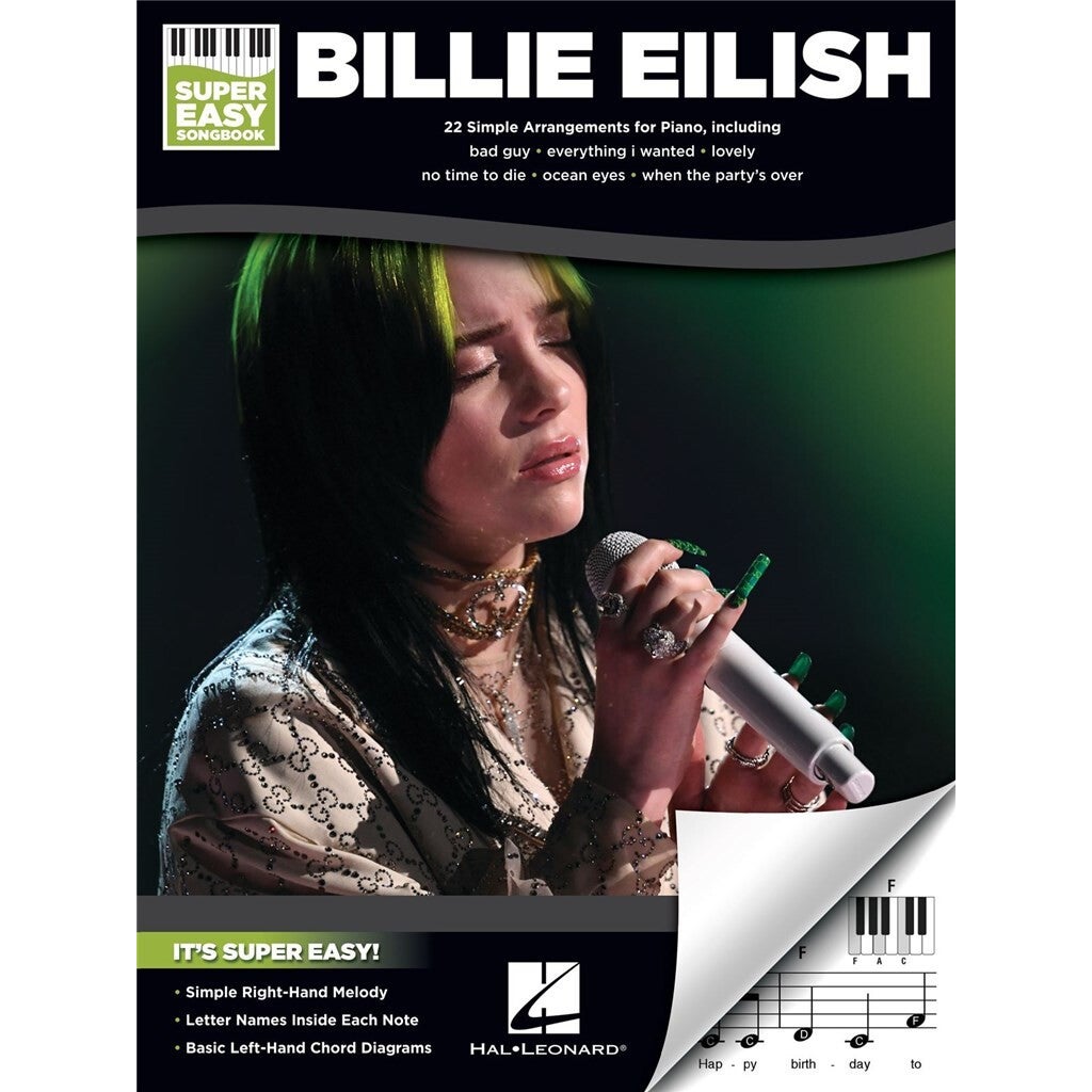 Hal Leonard Billie Eilish - Super Easy Songbook boek voor piano