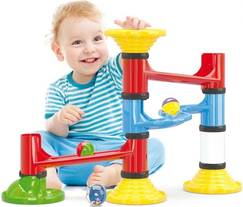 Quercetti - 6502 Migoga Junior - Knikkerbaan - Multicolor - Kunststof