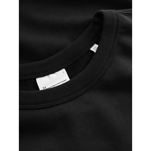 Knowledge Cotton Apparel Erik Sweatshirt, Black Jet, M