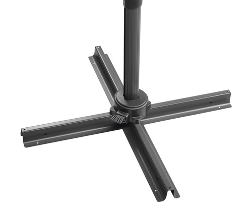 Schneider Rhodos Blacklight parasol Ø 300 cm antraciet