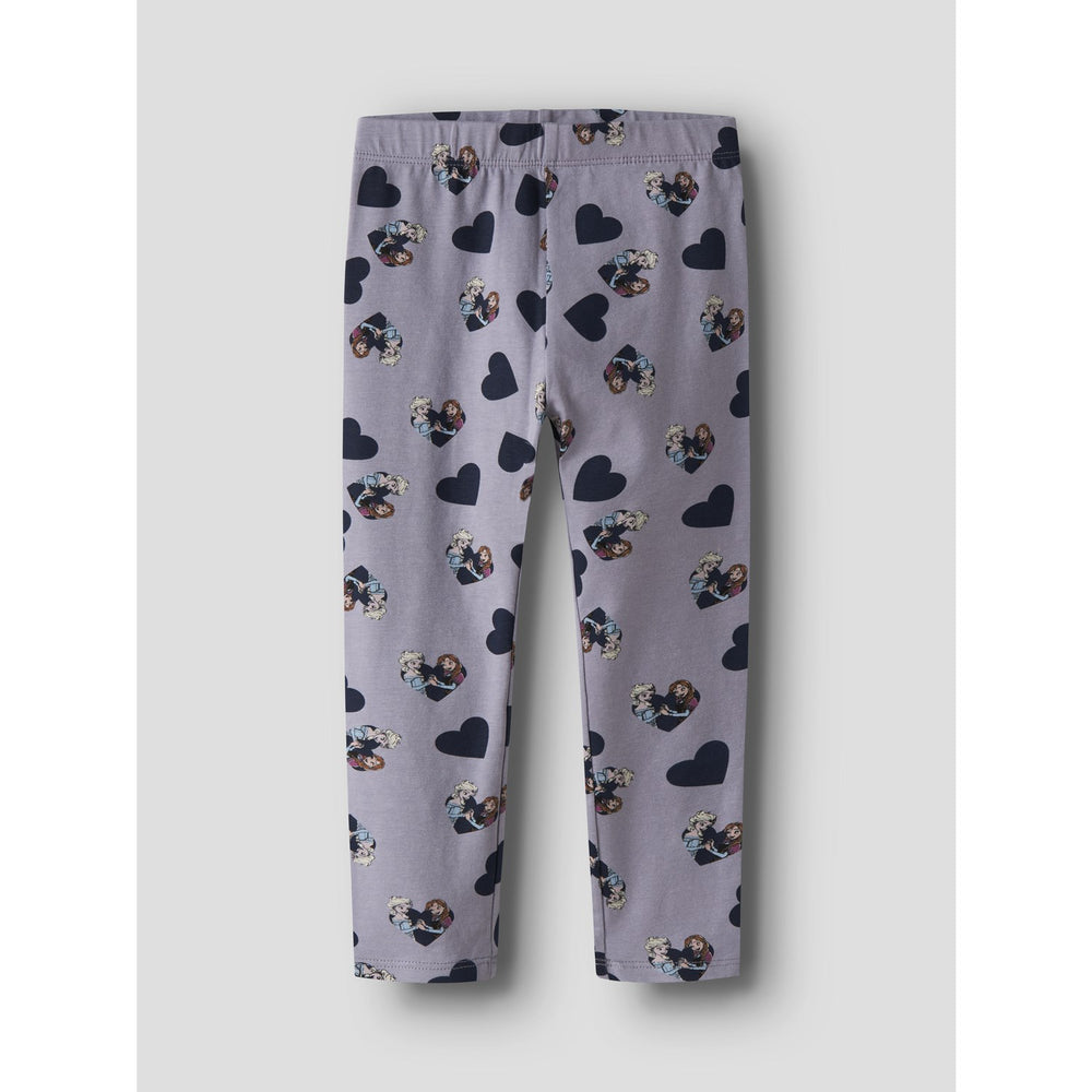 Køb Name It Lavender Gray Nmfdonna Frozen Leggings Wdi