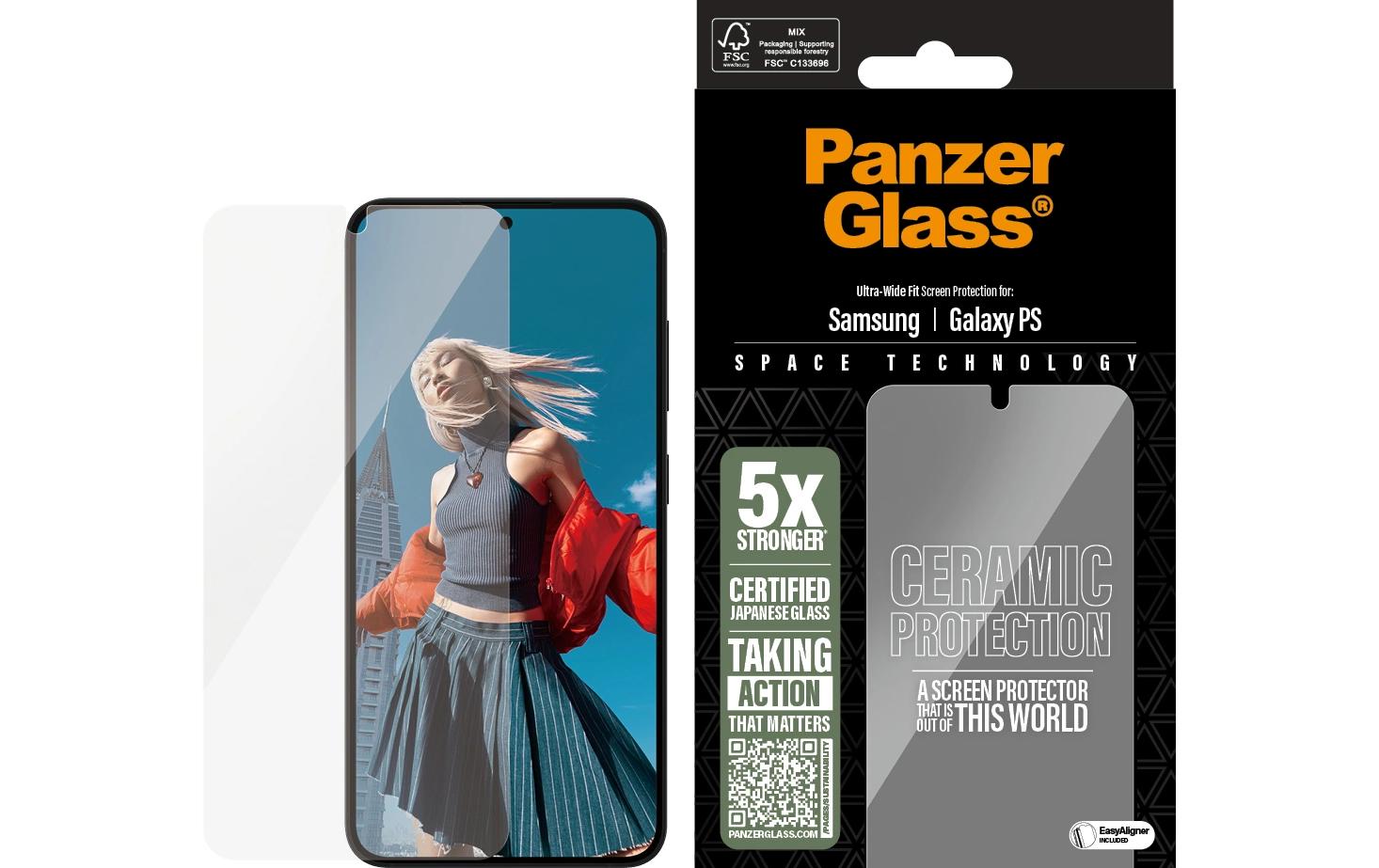Displayschutz Ceramic Ultra-Wide FitDisplayschutz für das Samsung Galaxy S25 Edge