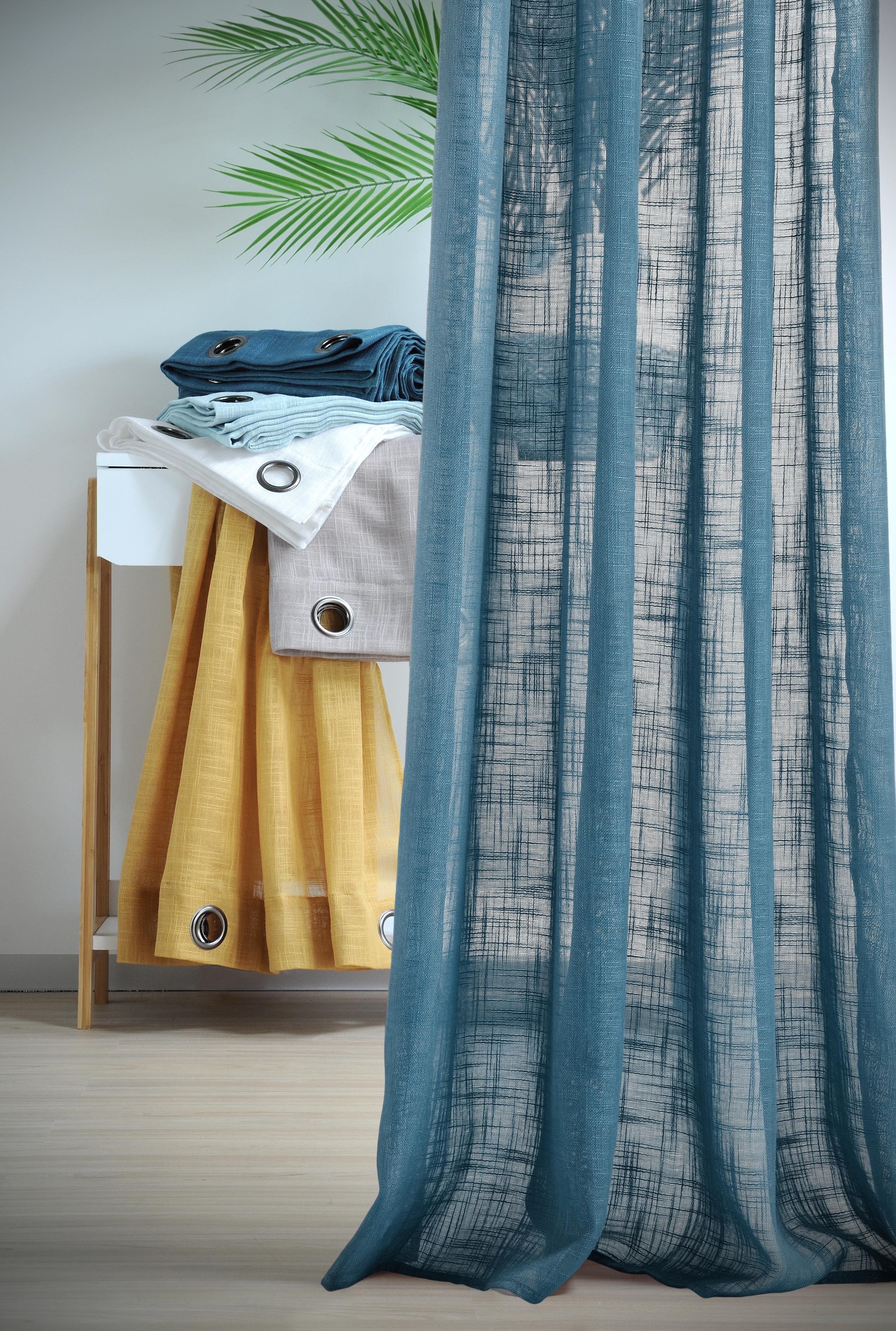 ONTARIO VOILE 135X260 PETROLE