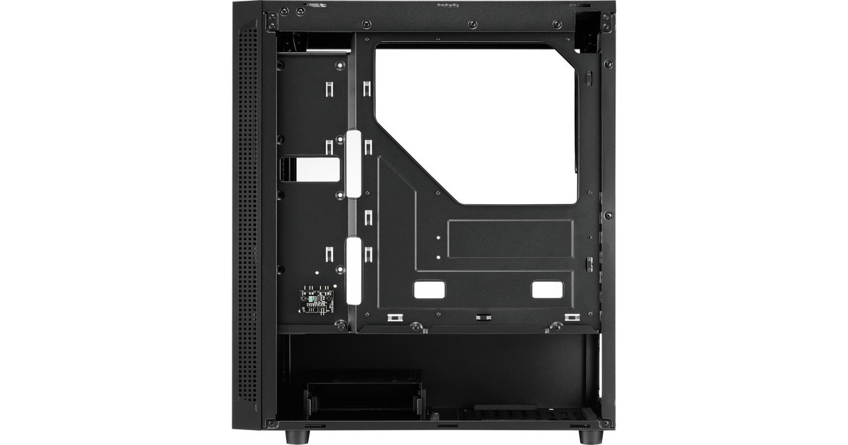 SharkoonRGB Slider midi tower behuizing  (Zwart | 3x USB-A | RGB | Tempered Glass)
