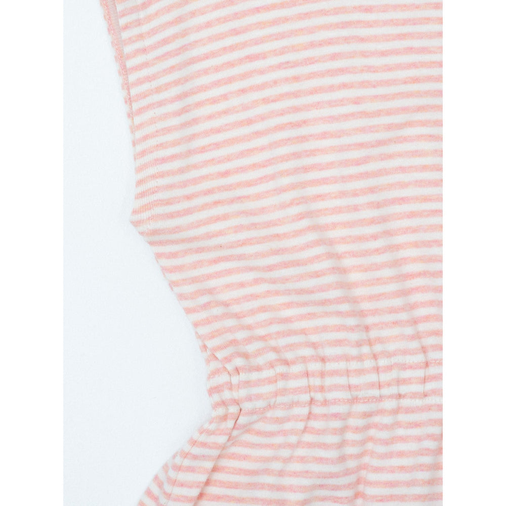 Køb Serendipity Coral/Offwhite Strand Kjole Stripe