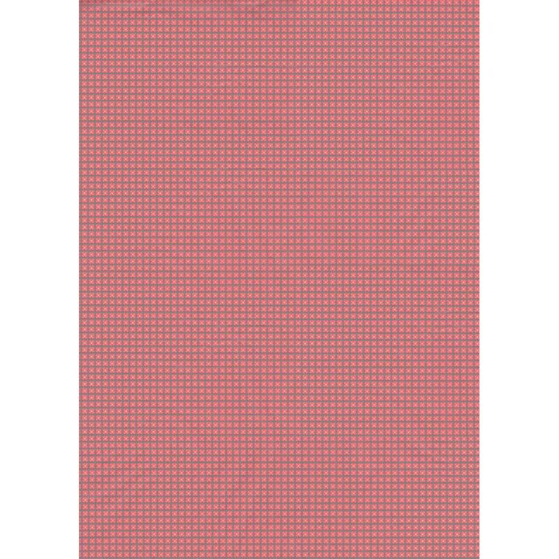 * Pochette 3 Feuilles Identiques Ref 647 - Rose