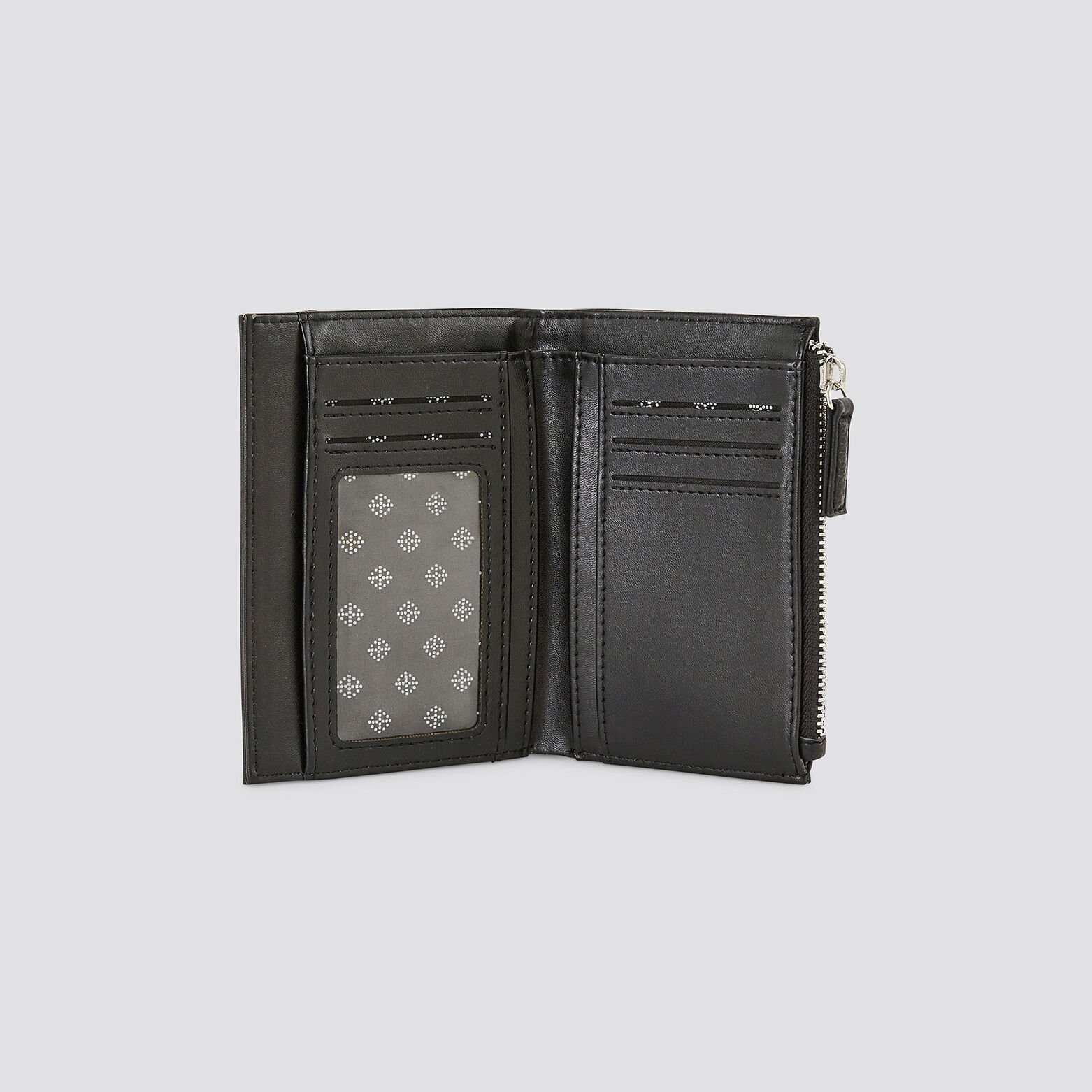 Portefeuille vertical Noir