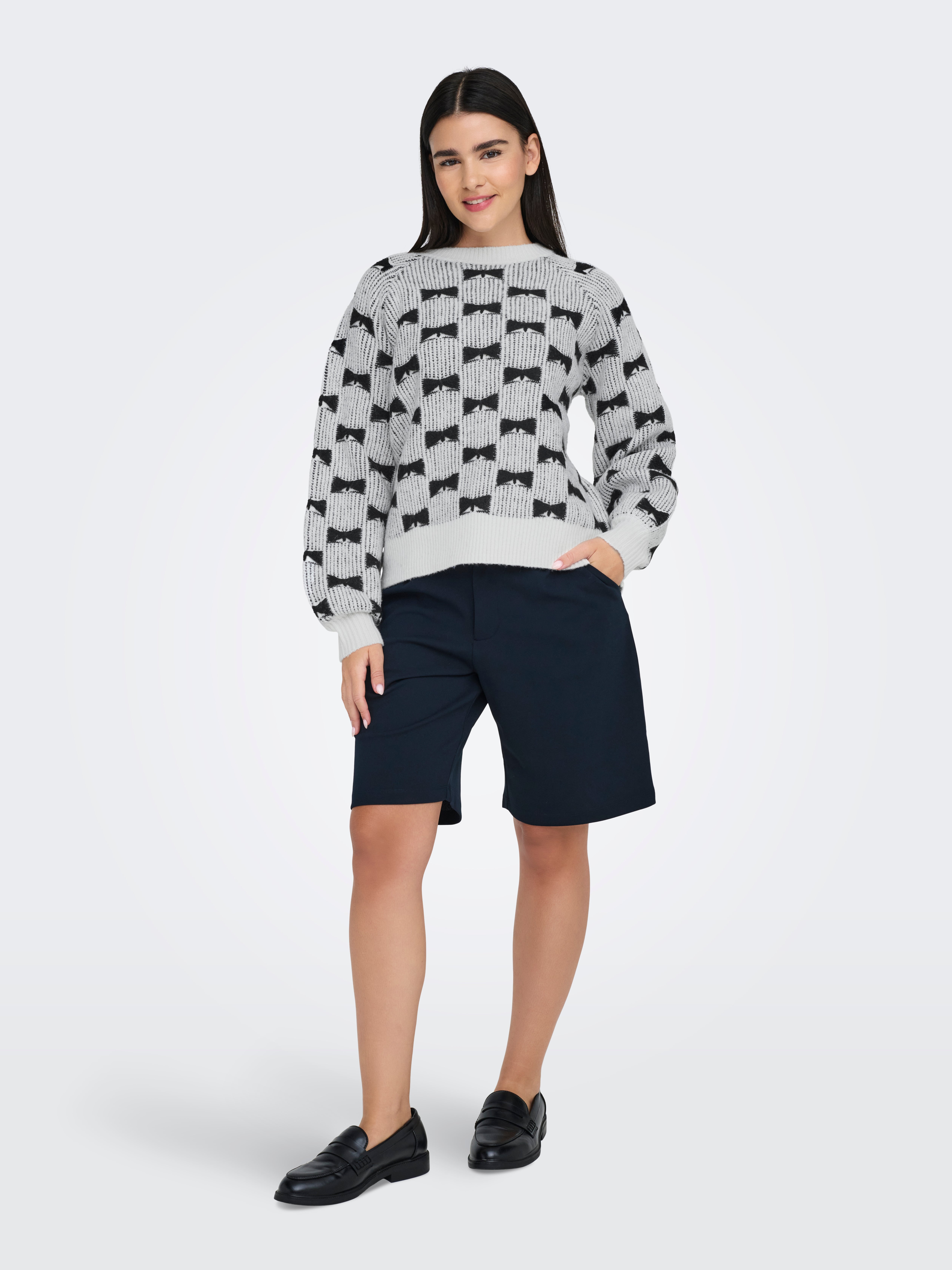 ONLCLARA Strickpullover Cloud Dancer