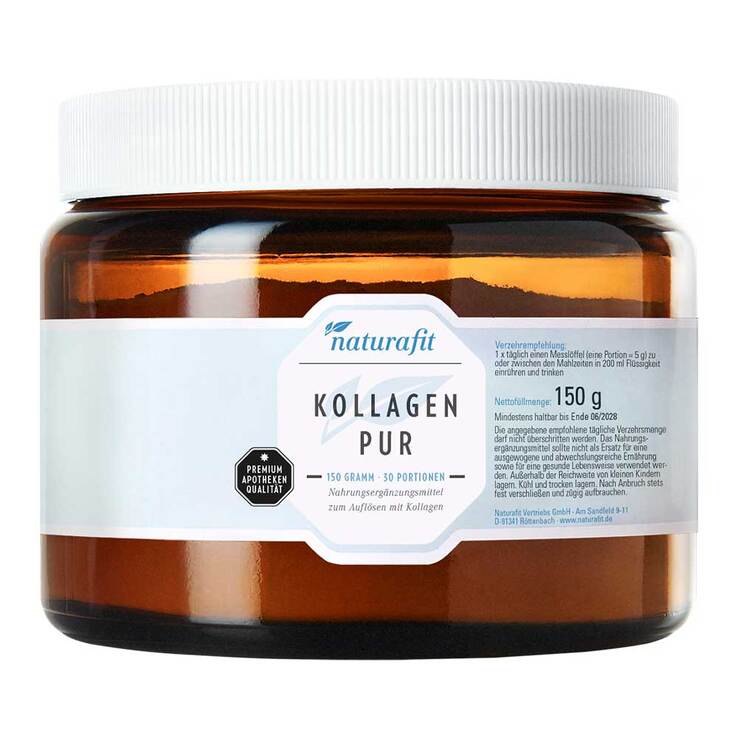 Naturafit Kollagen Pur Pulver, 150 g