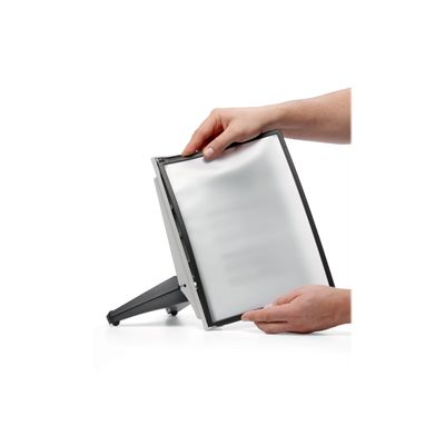 Durable Sherpa - Pupitre de table (lutrin) avec 5 pochettes A4