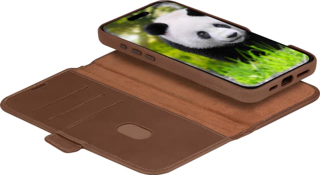 Dbramante1928 Lynge MagSafe iPhone 16 pungetui (brun)