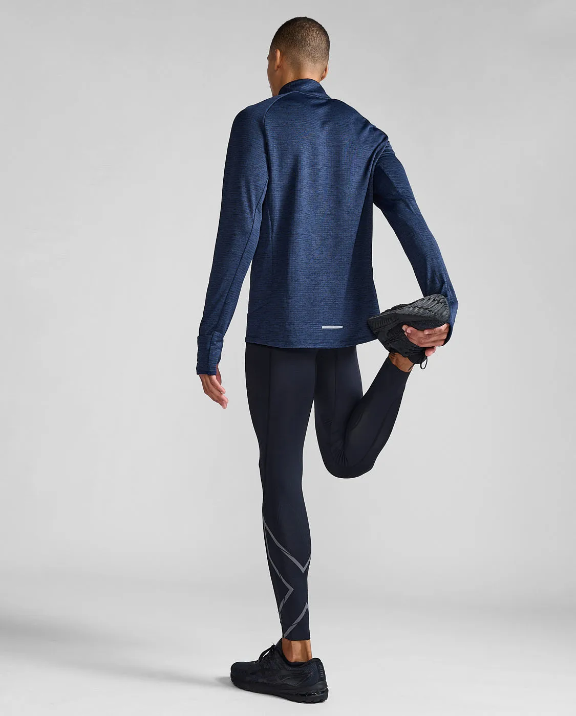 2XU Ignition 1/4 Zip Midnight/Silver Reflective
