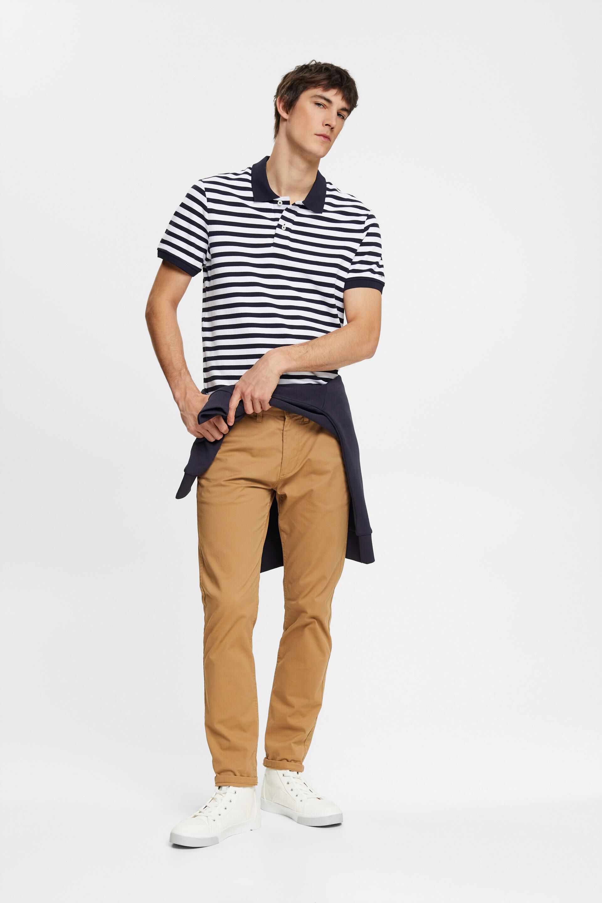 Polo rayé coupe Slim Fit