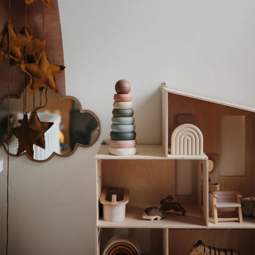 Mushie stapeltoren rustic