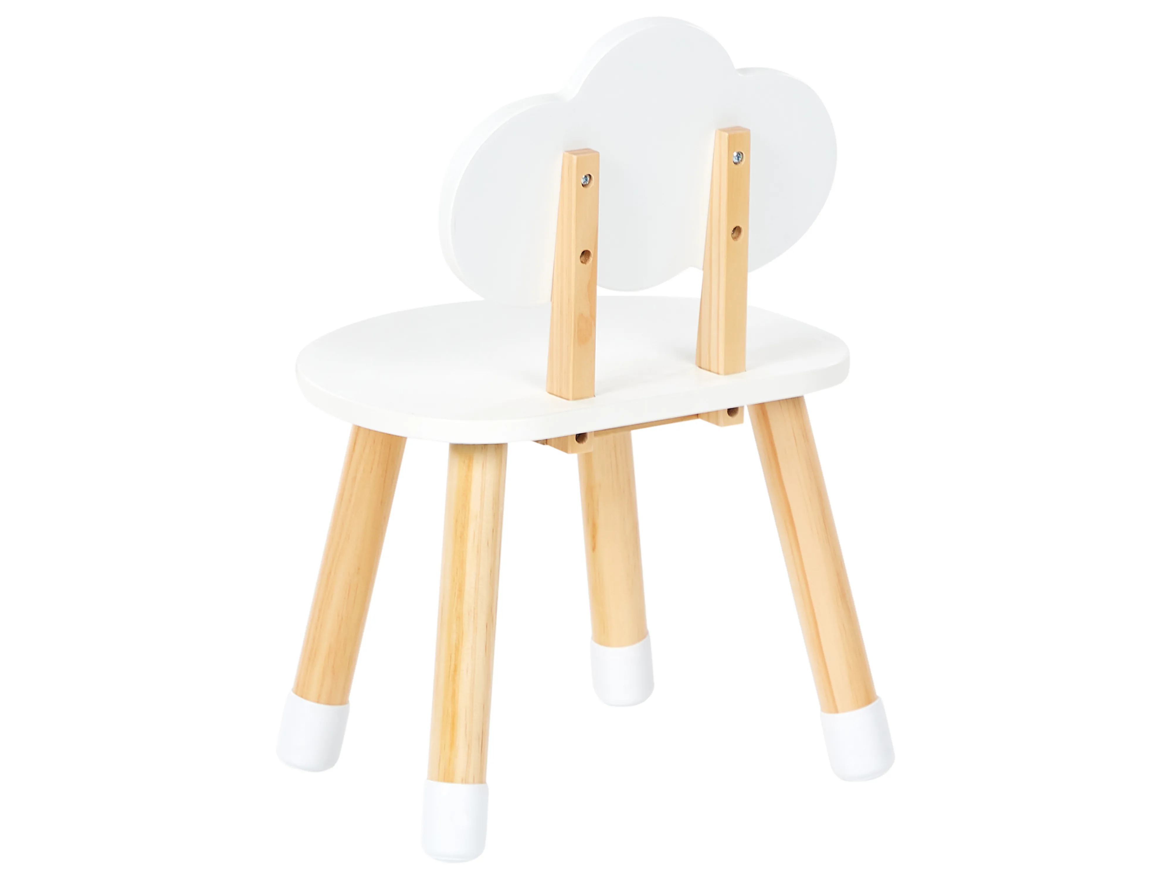 Kindertafel met stoelen ROBIN Wit