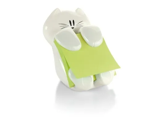 Post-It Pop-up Notes Dispenser for 3 in x 3 in Notes, Cat Dispenser