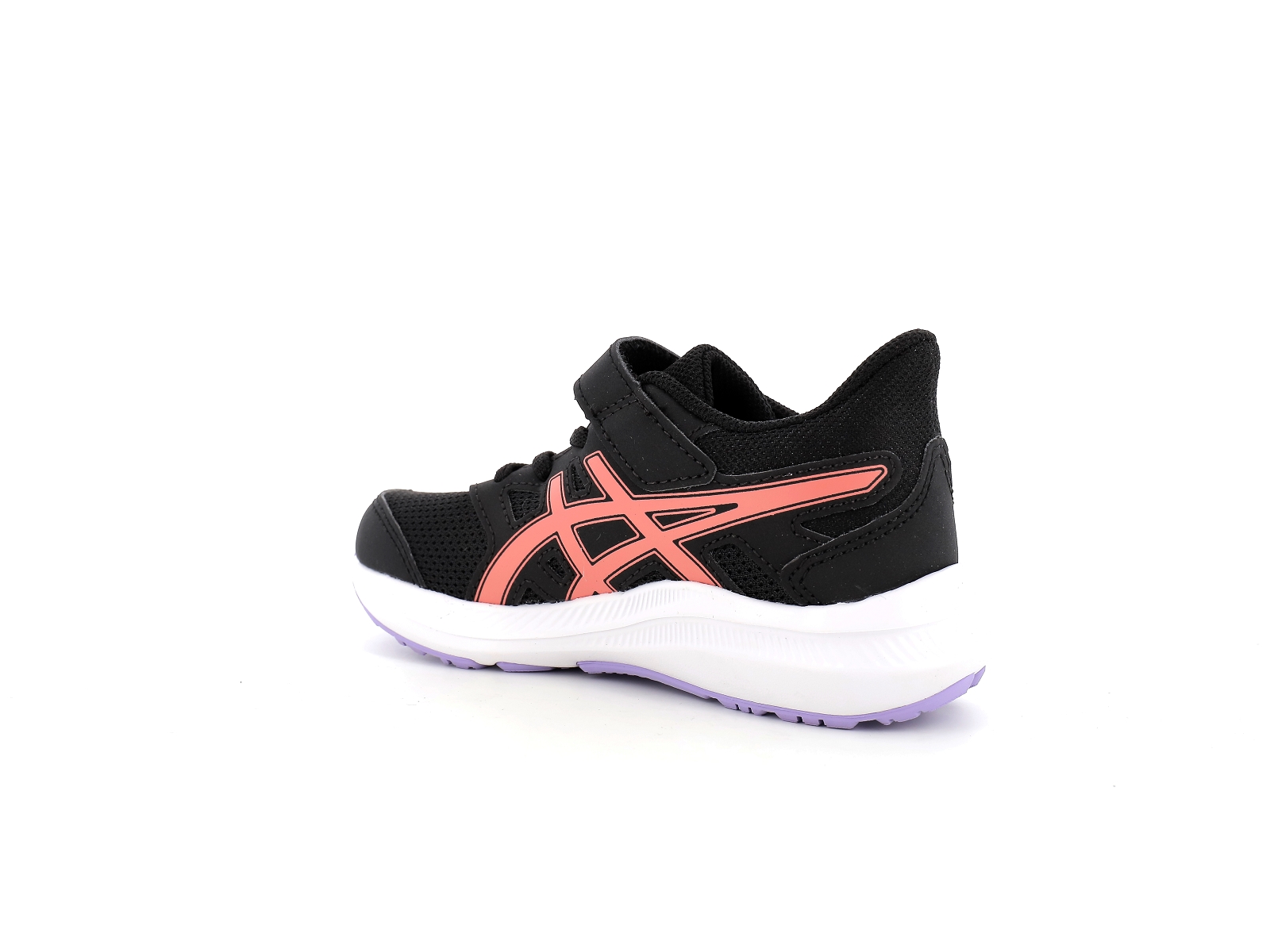 Asics-JOLT 4 PS Synthétique Noir-Rose