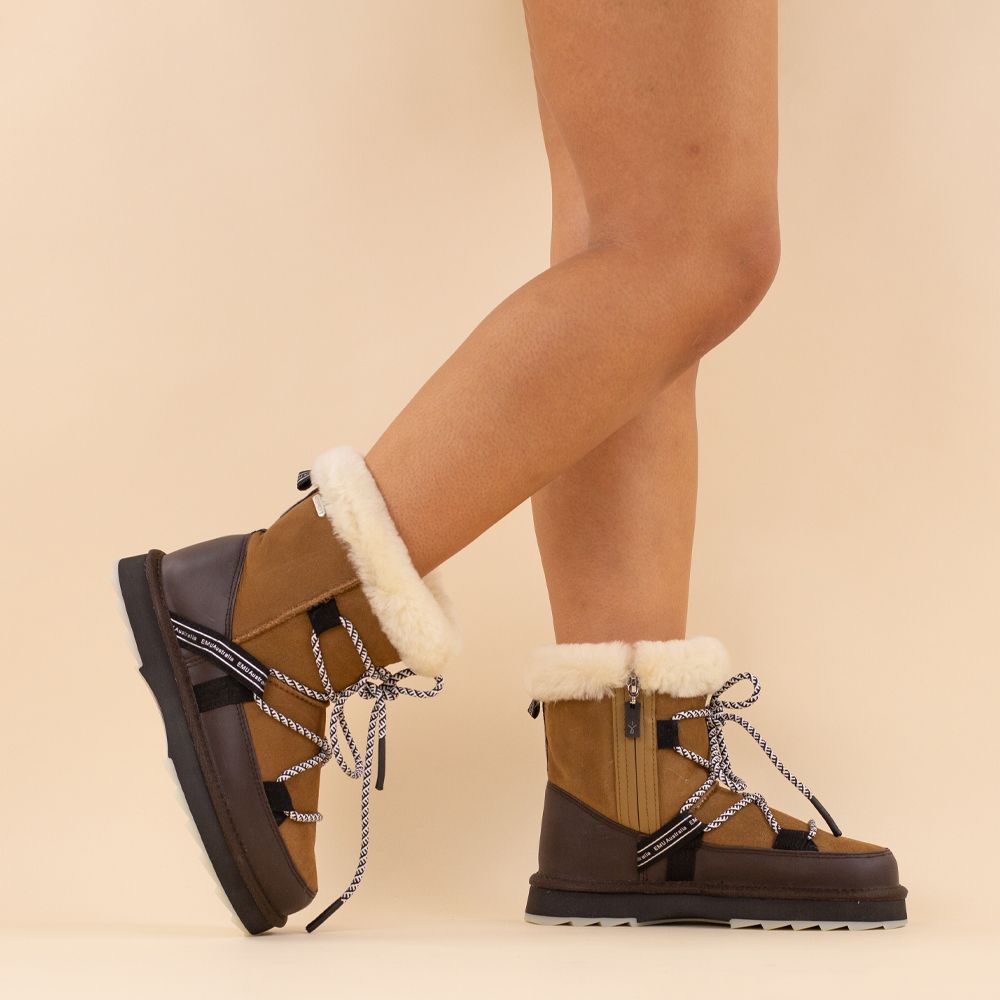 EMU boots Blurred Chestnut