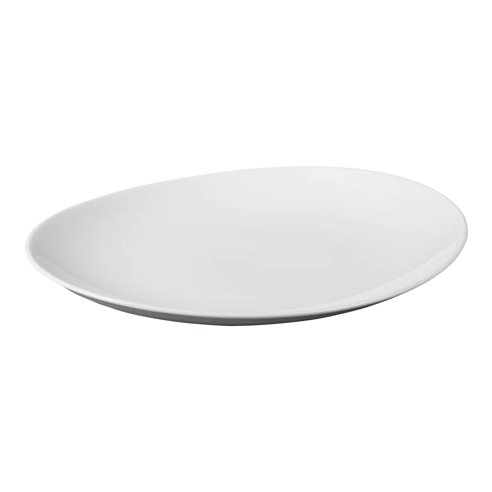 Assiette à steak ovale 30x28 cm (lot de 6) Trend'up