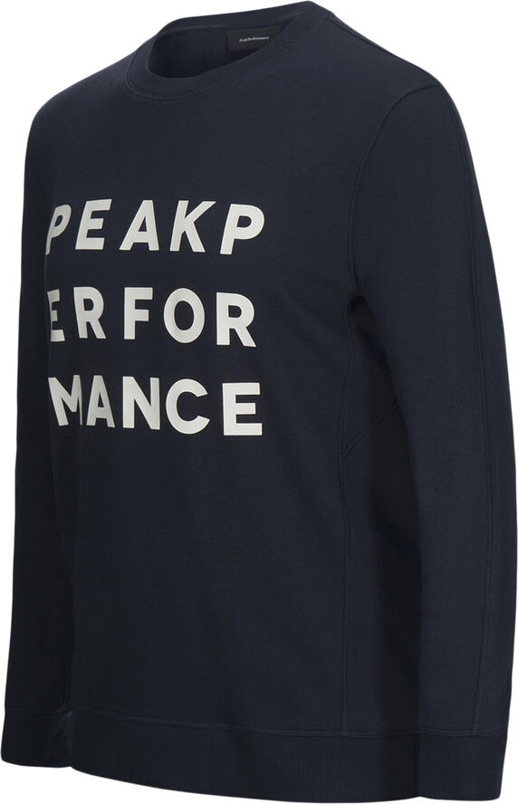 Peak Performance Ground Crew Neck Blå