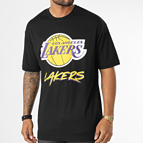 Tee Shirt Los Angeles Lakers Script Mesh 60284737 Noir