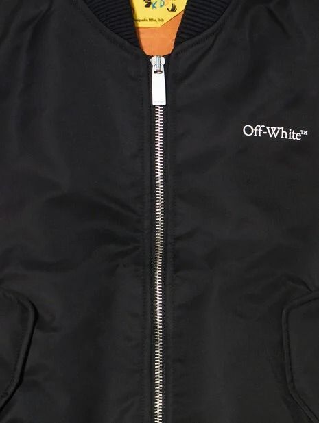 Off-White Bookish Diagonal Bomber Jacket