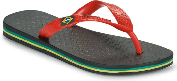 Ipanema Classic Brasil Kids slipper voor en black red