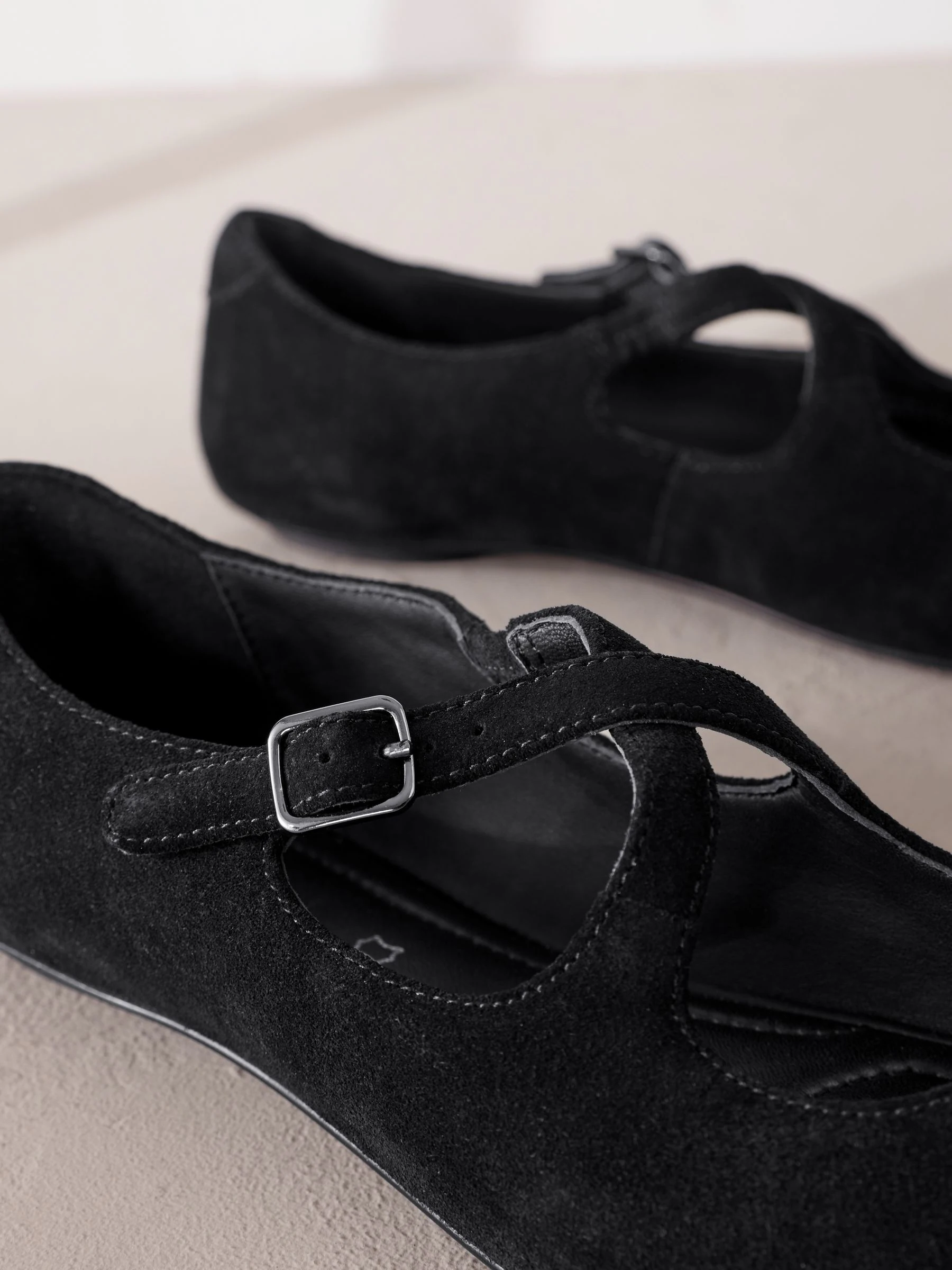 Zwart - Signature N.Premium Leather Mary Jane Studded Shoes
