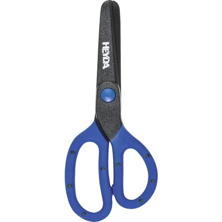 Heyda Sicherheitsschere 13 cm Grifffarbe: blau