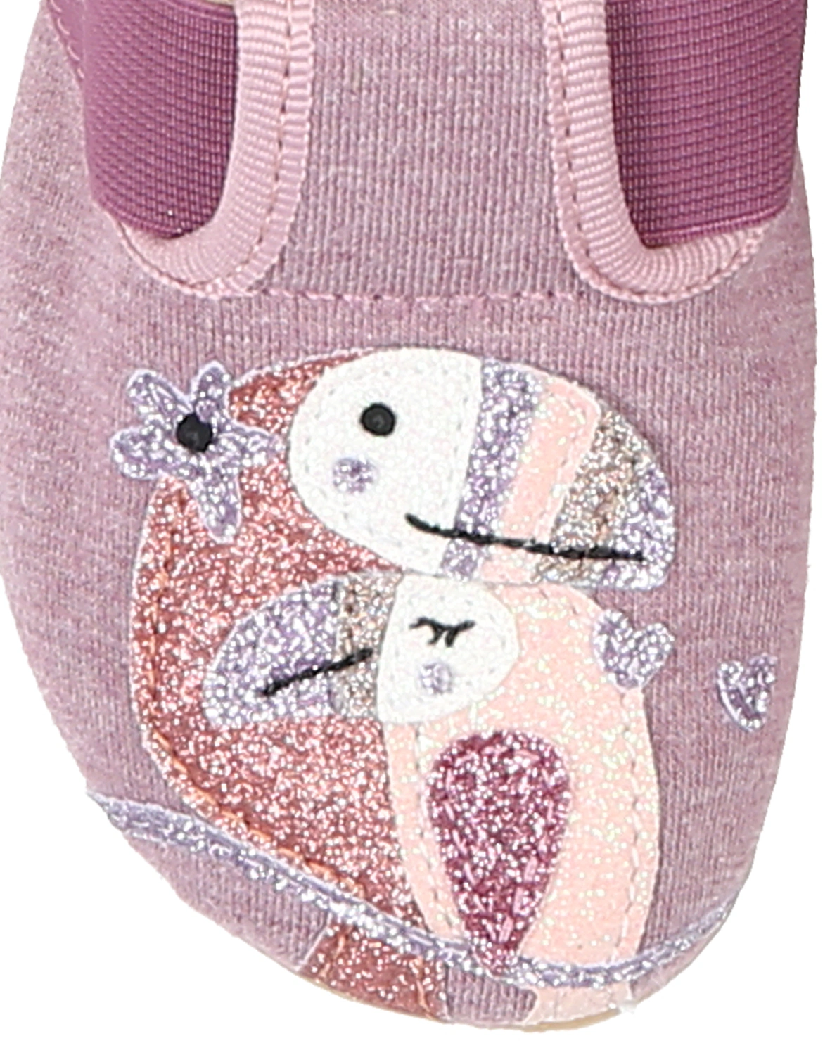 Hausschuhe T-MODELL PAPAGEI in mulberry