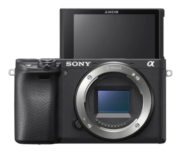 Sony a6400 ILCE-6400 - Digitalkamera - spejlløst - 24.2 MP - APS-C - 4K / 30 fps 16-50 mm Power Zoom-objektiv - Wi-Fi, NFC, Bluetooth - sort