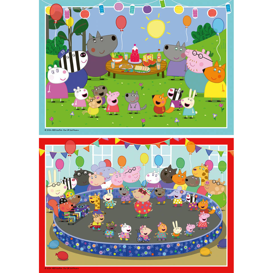 Ravensburger Peppa Pig puzzelset - 2 x 24 stukjes