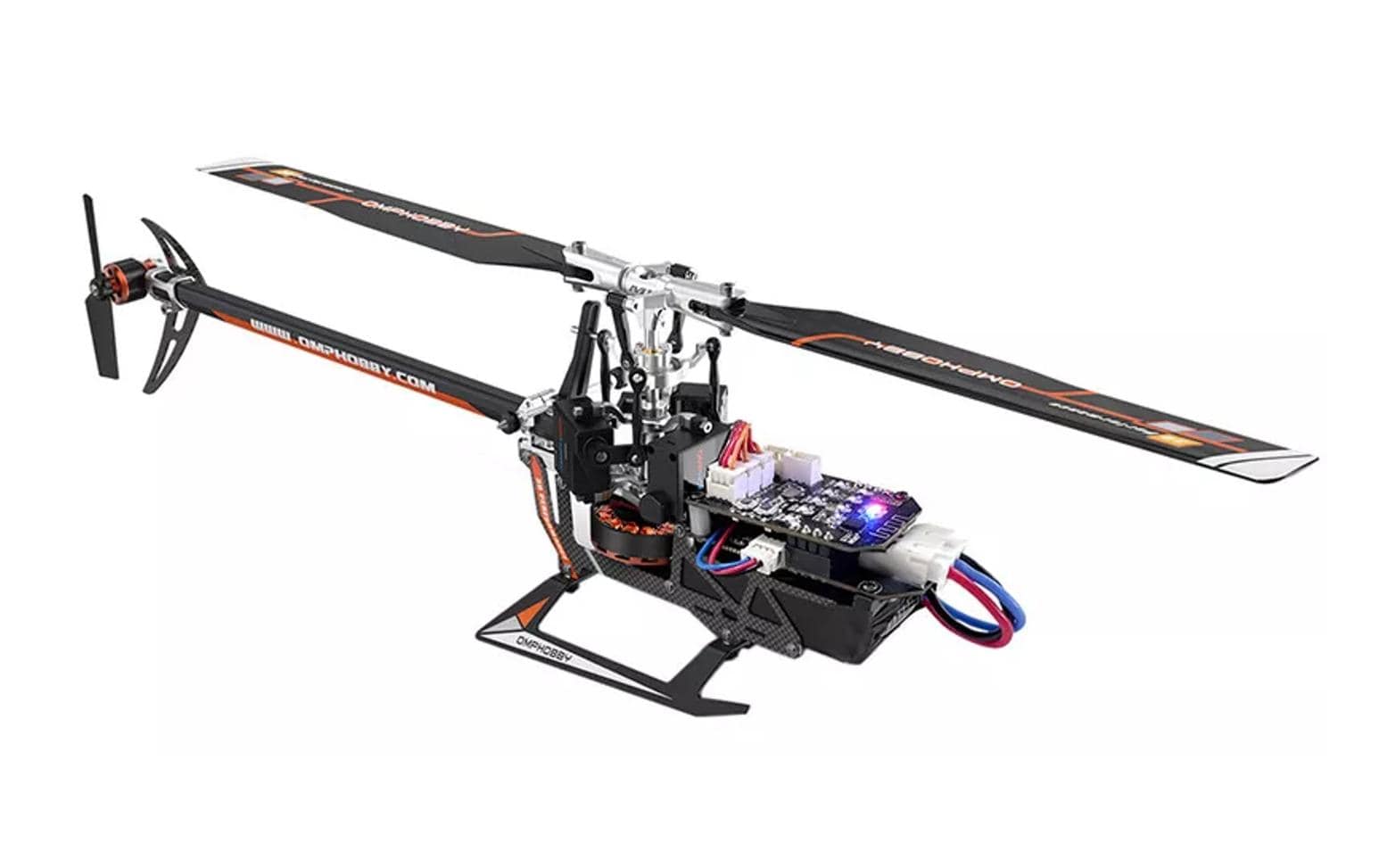 Helikopter M1 EVO Flybarless, 3D, Weiss BNF<br>OMP M1 Evo – Vollwertiger 3D Heli im Mini Format mit nur 290 mm Rotordurchmesser