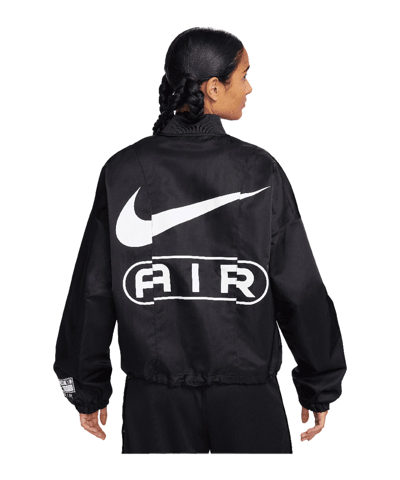 Nike Air Woven OS Bomber Jacke Damen Schwarz F010