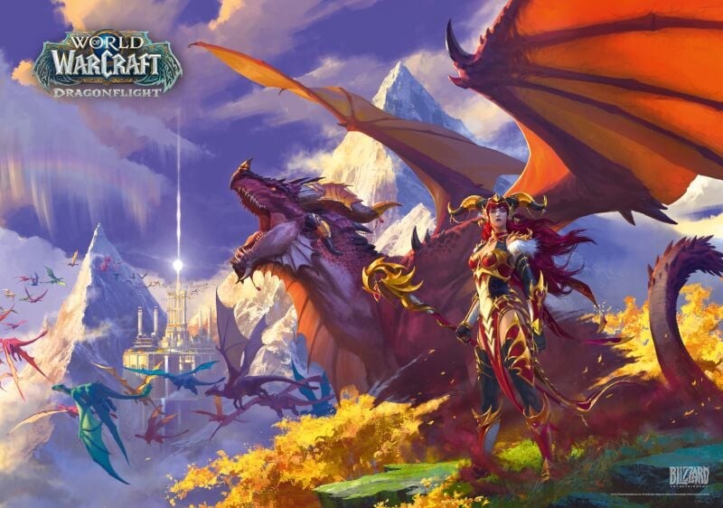 World Of Warcraft Puslespil - Dragonflight Alexstrasza - 1000 Brikker