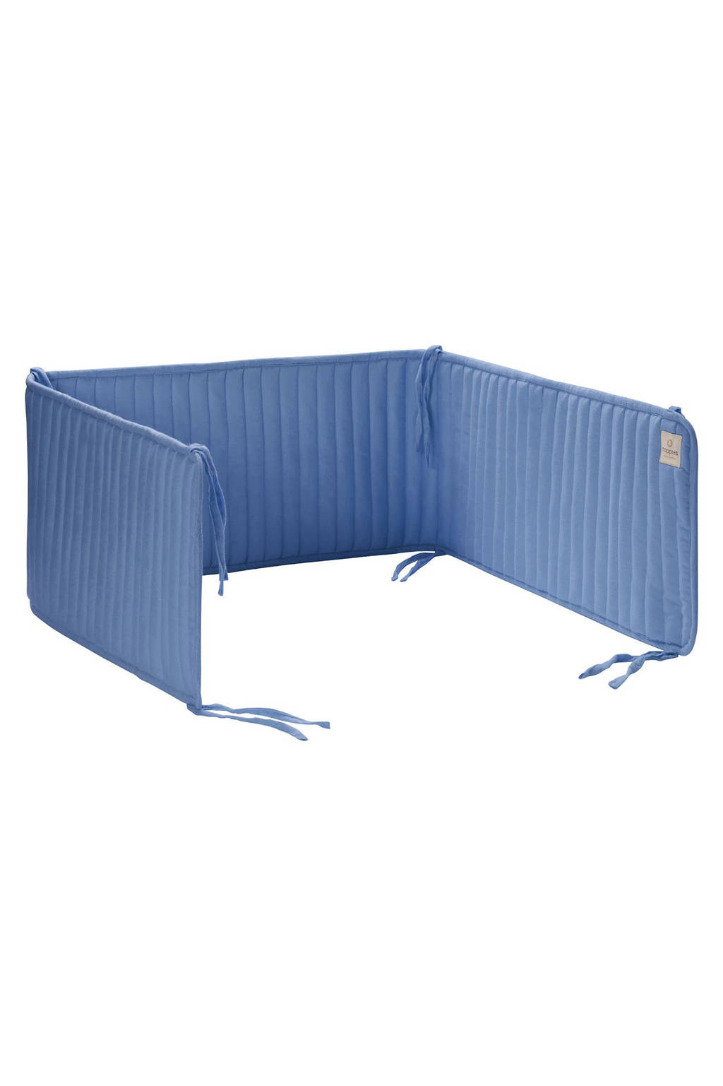 Quilted muslin bed-boxbumper Colony Blue