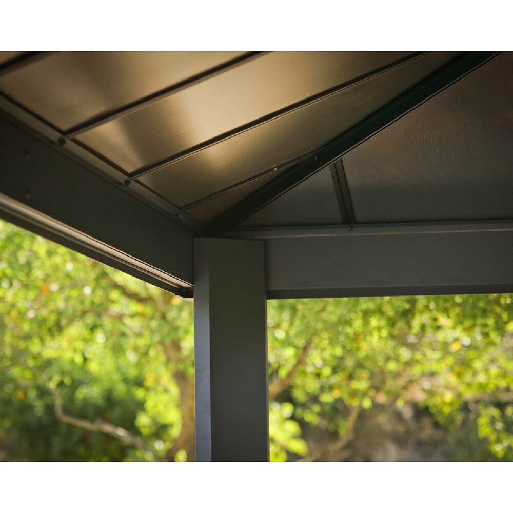 PAVILJONG CANOPIA DALLAS HARDTOP 4,2X4,8M GRÅ
