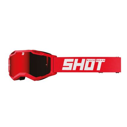 Masque cross Shot ASSAULT 2.0 - SOLID 2025 - Rouge