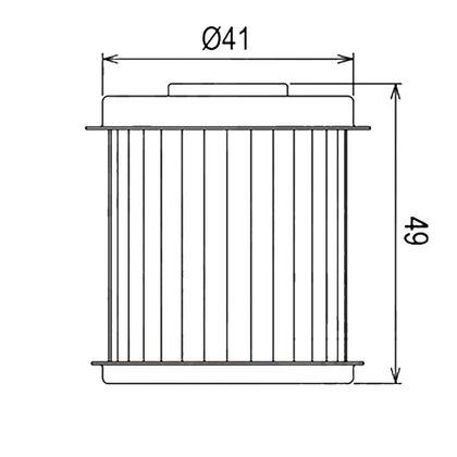Filtre à huile HifloFiltro HF168 Type origine