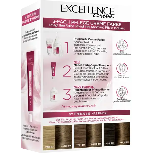 Crème Coloration 6 Dunkelblond
