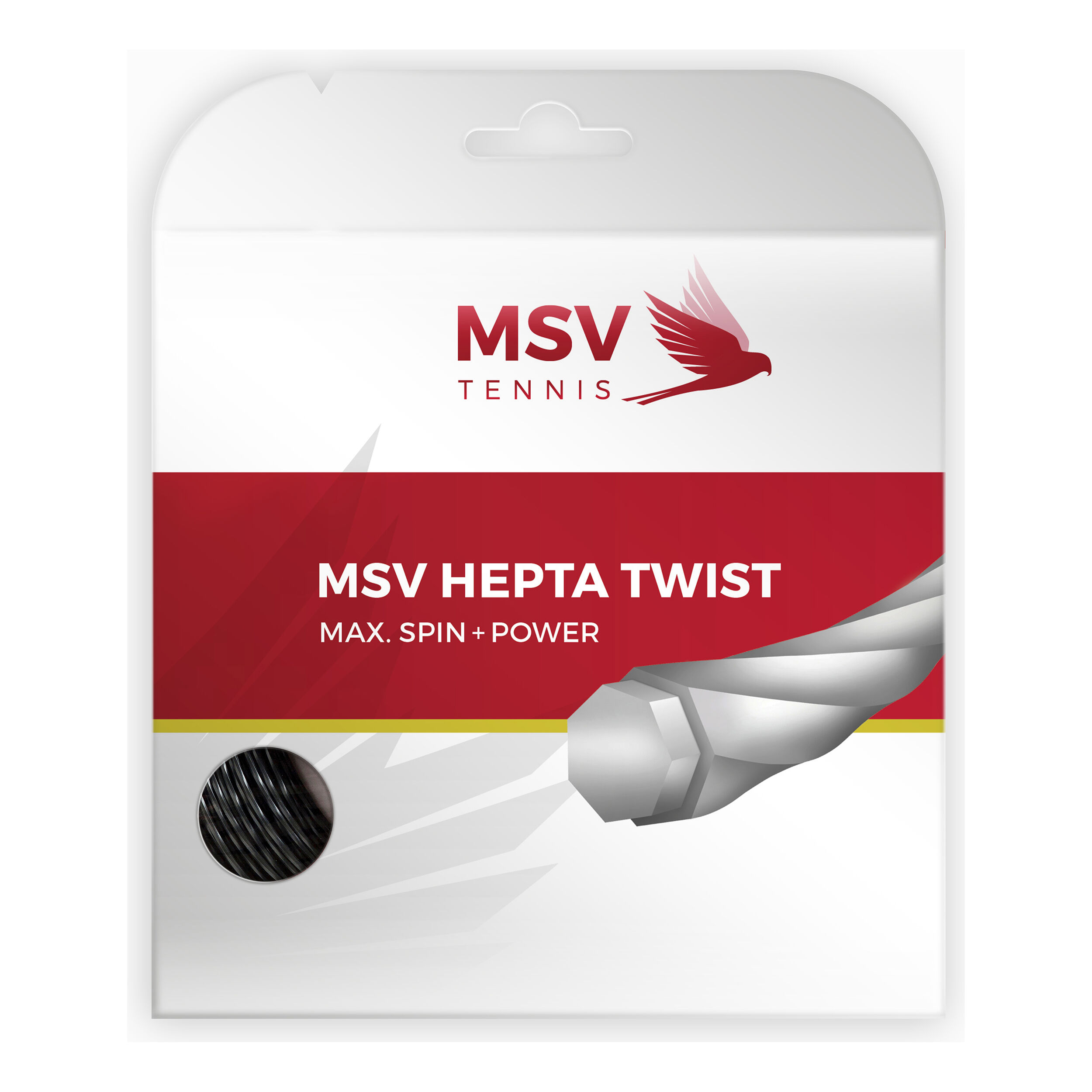 MSV Hepta - Twist Cordage En Garniture 12m - Noir