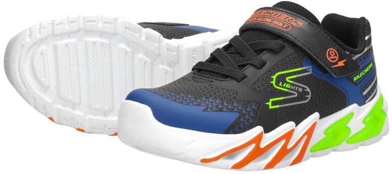 Skechers S Lights: Flex-Glow Bolt zwart