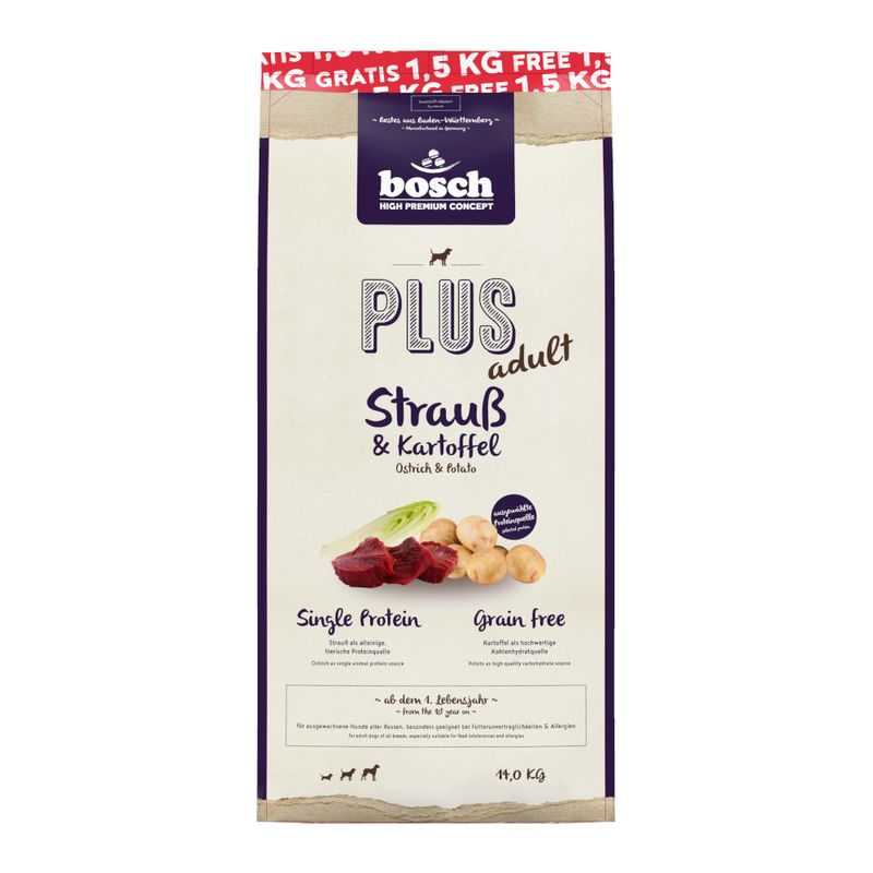 bosch HPC Plus, autruche & pommes de terre