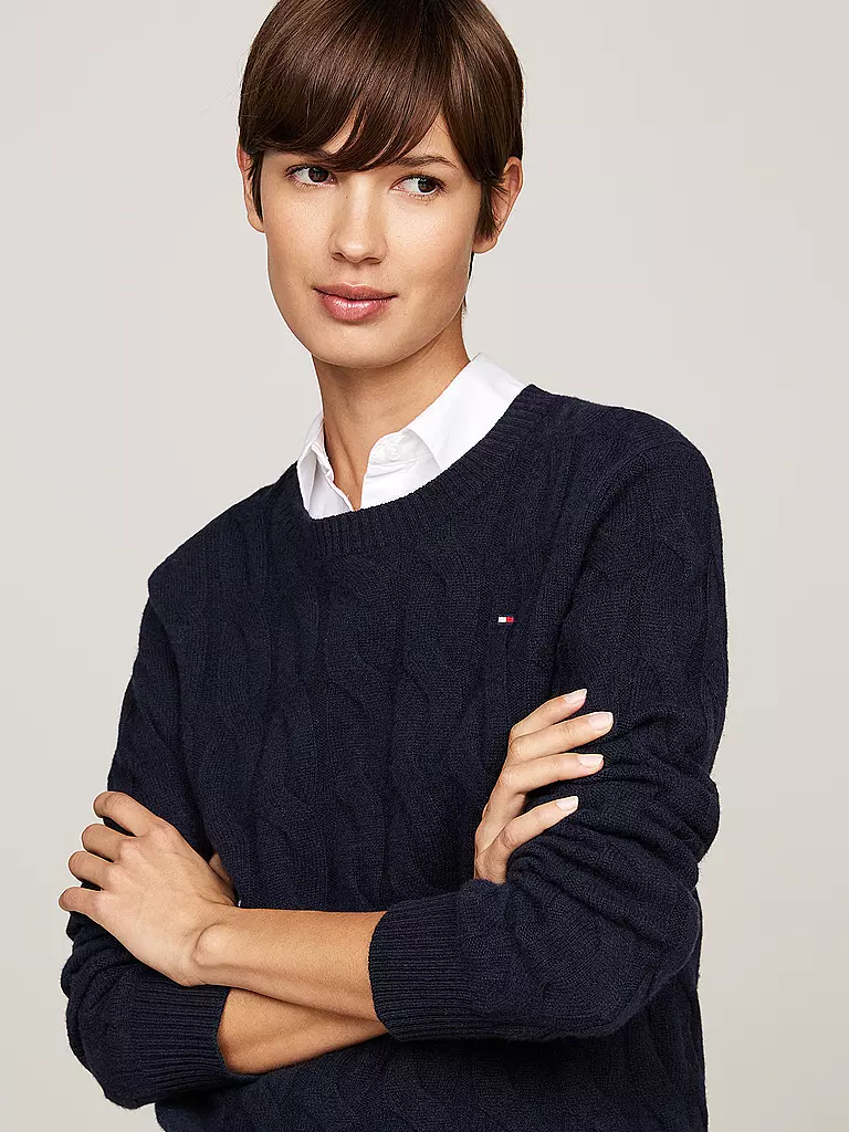 TOMMY HILFIGER Pullover dunkelblau
