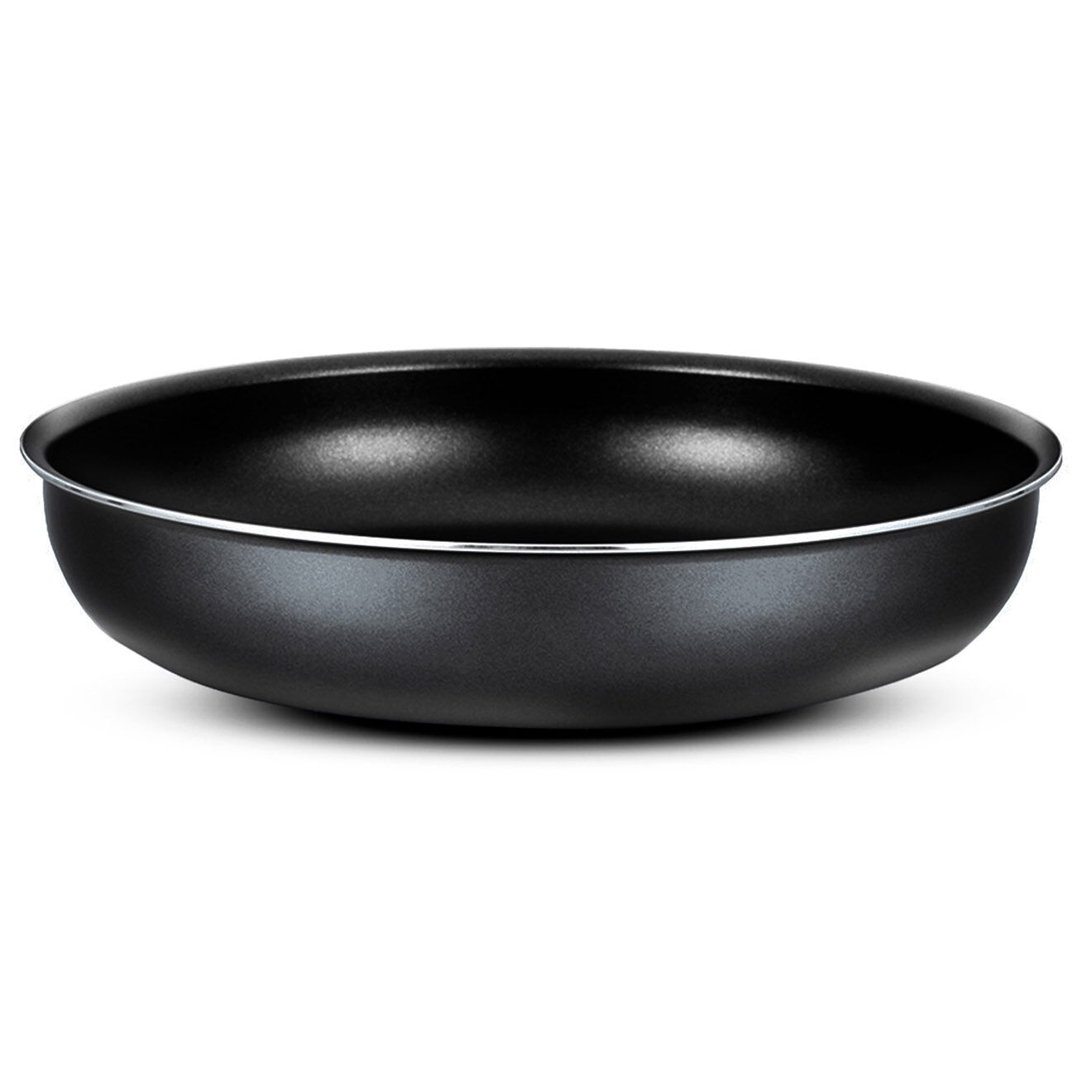 Kitchencook Batterie de cuisine noire - 6 pièces