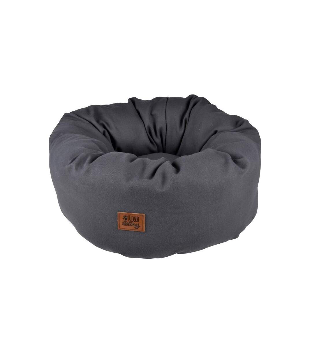 Paris Prix - Panier Rond Pour Chien & Chat terrazzo 55cm Anthracite