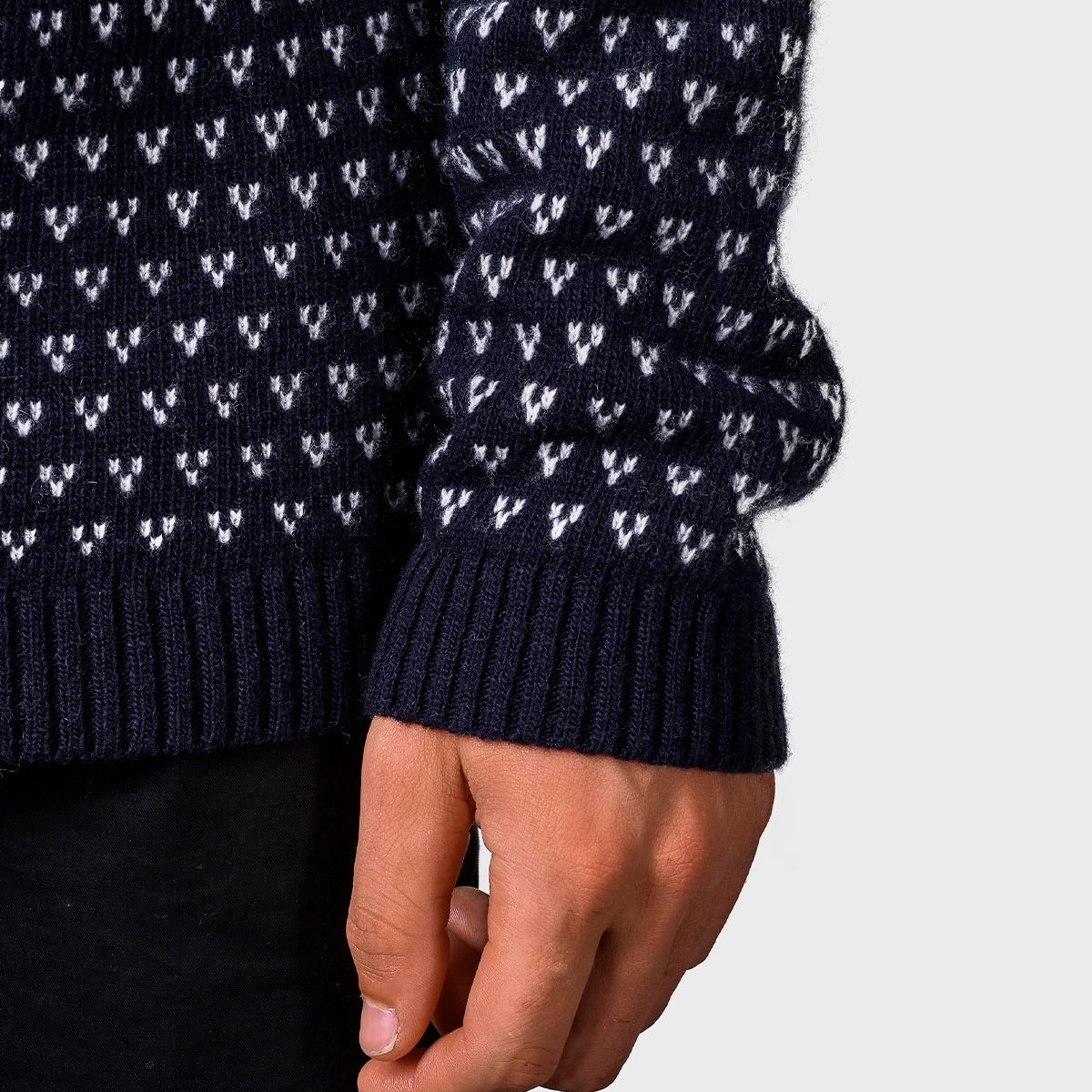 Klitmøller Collective Hugo Knit sweater (Navy Cream)
