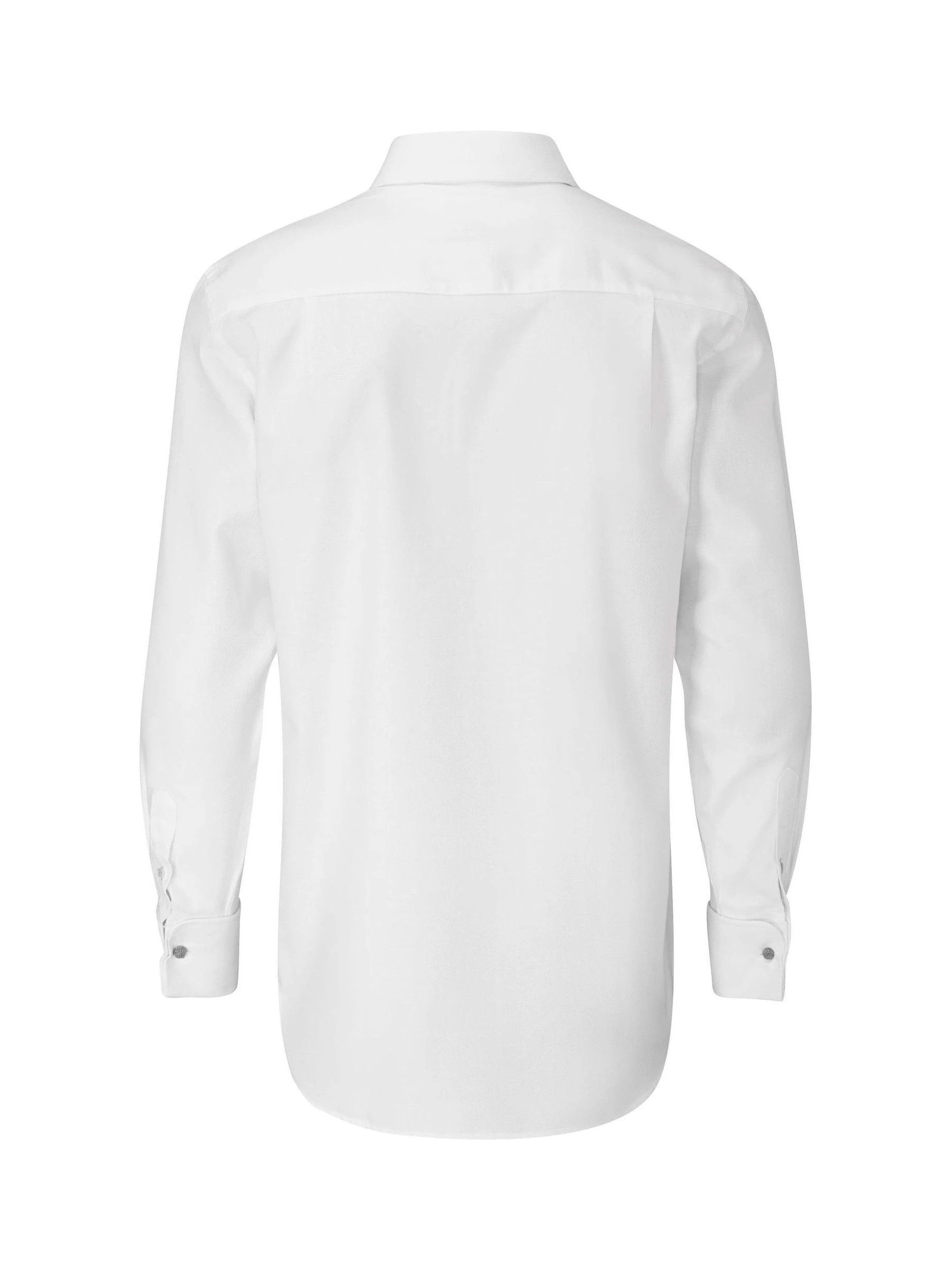 Wit - Smal - Skopes 100% Cotton Double Cuff Dobby Shirt