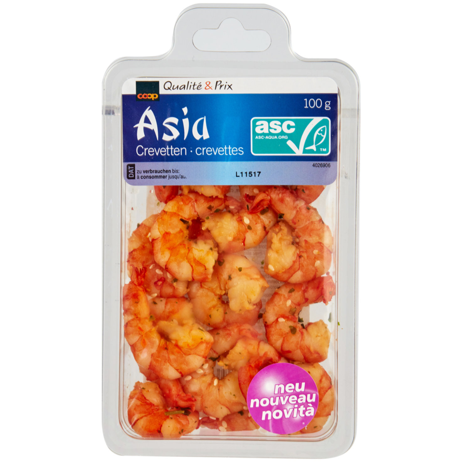 Crevetten ASC gewürzt Asia