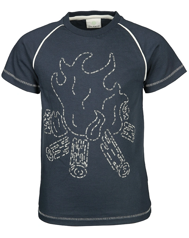 T-Shirt ADVENTURE in dunkelblau